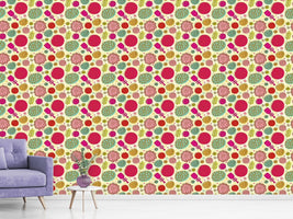 patterned-wallpaper-doodle-flowers