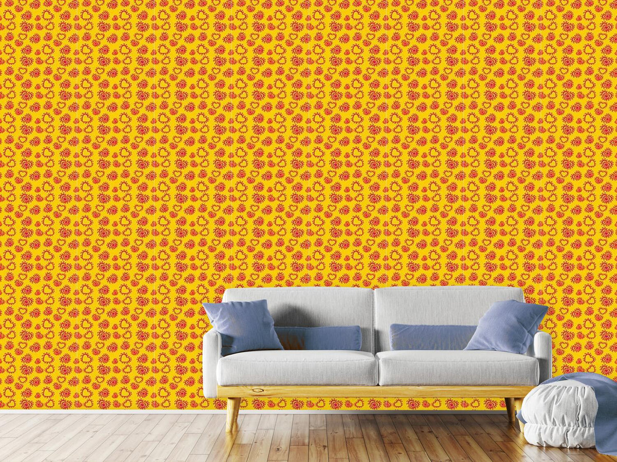 patterned-wallpaper-summer-hearts