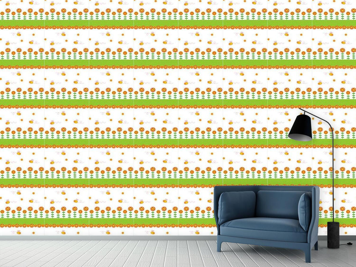 patterned-wallpaper-happy-bees