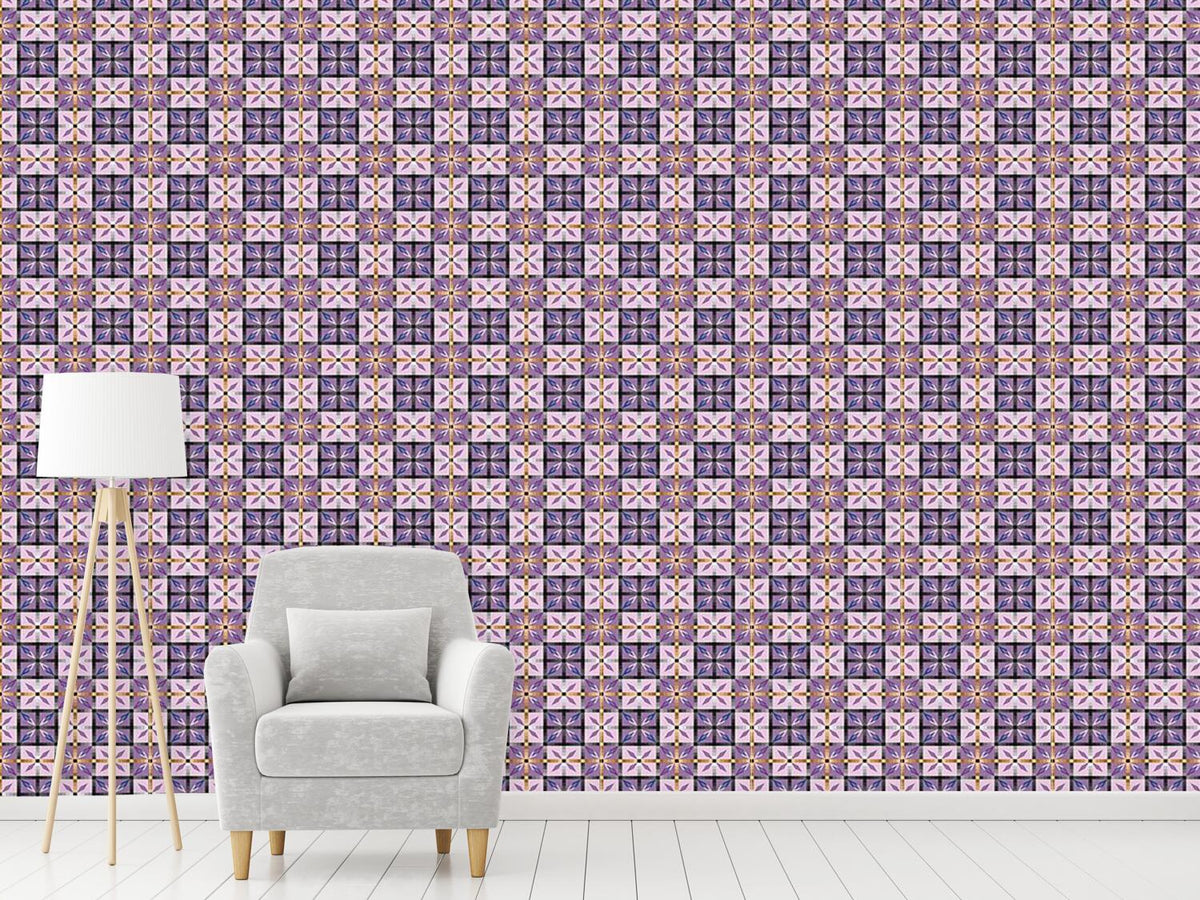 patterned-wallpaper-crystal-tiles