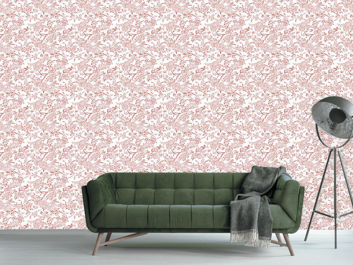 patterned-wallpaper-breakfest-in-gent-red