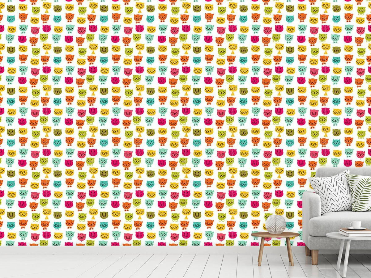 patterned-wallpaper-meow-meow