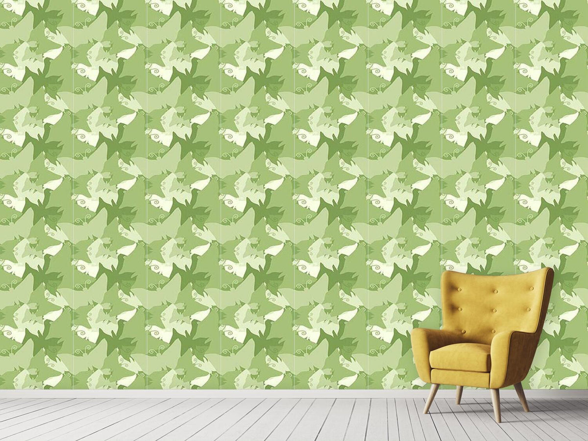 patterned-wallpaper-the-journey-of-the-green-butterflies