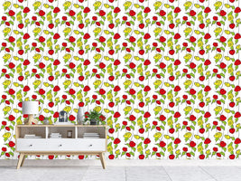 patterned-wallpaper-stem-roses