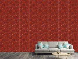 patterned-wallpaper-party-in-red