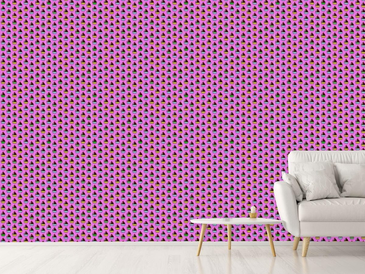 patterned-wallpaper-cupcakes