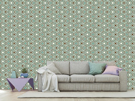 patterned-wallpaper-retro-honeycombs