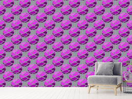 patterned-wallpaper-bandage-balls