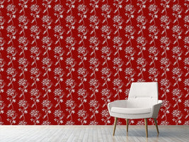 patterned-wallpaper-folklore-flowers