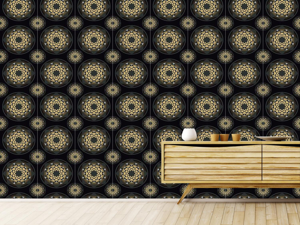 patterned-wallpaper-glitter-gold-floral