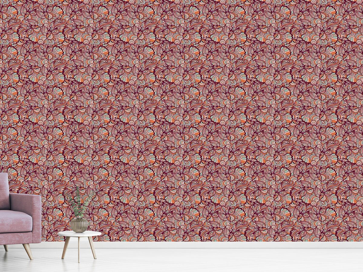 patterned-wallpaper-feather-fantasy