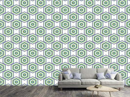 patterned-wallpaper-spring-in-hexagonia