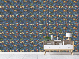 patterned-wallpaper-christmas-cats