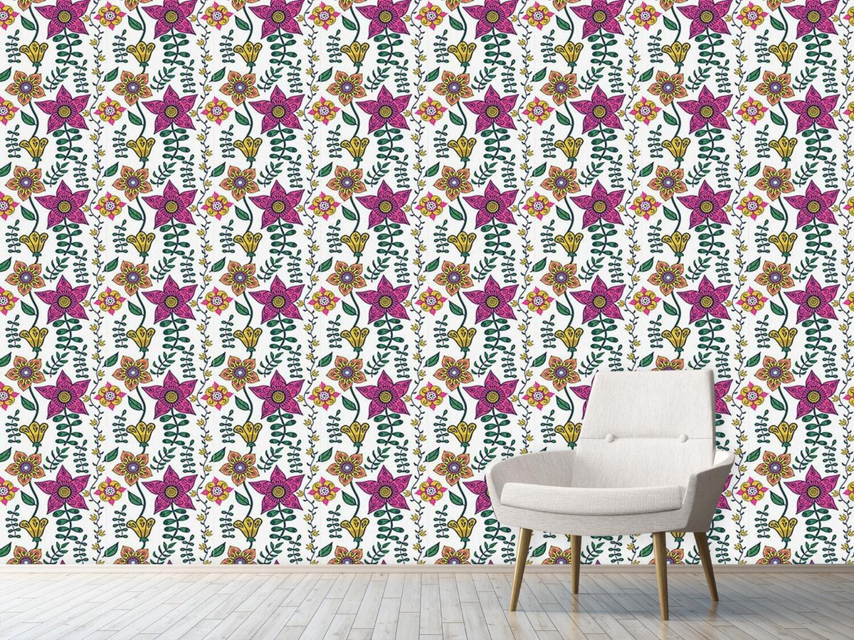 patterned-wallpaper-flowers-of-the-east