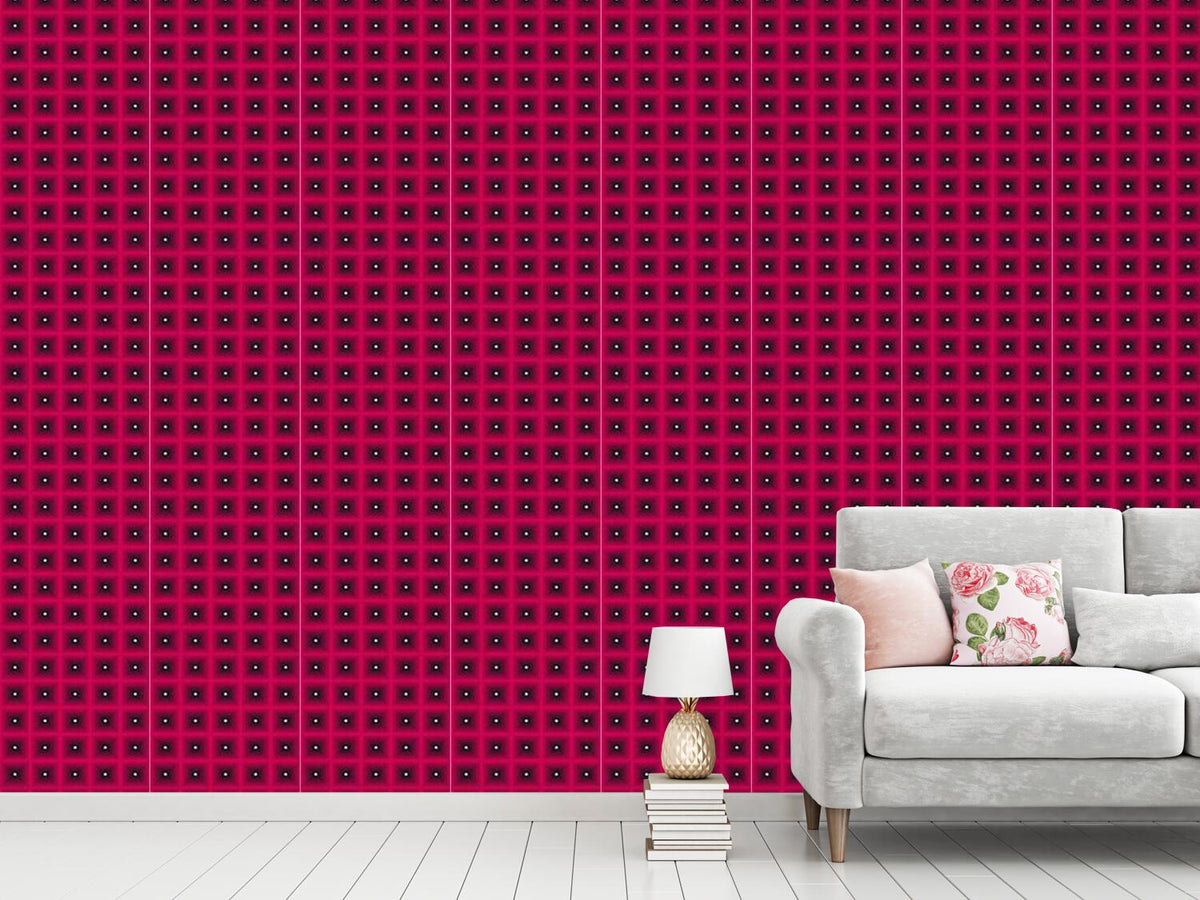 patterned-wallpaper-waffles-in-pink