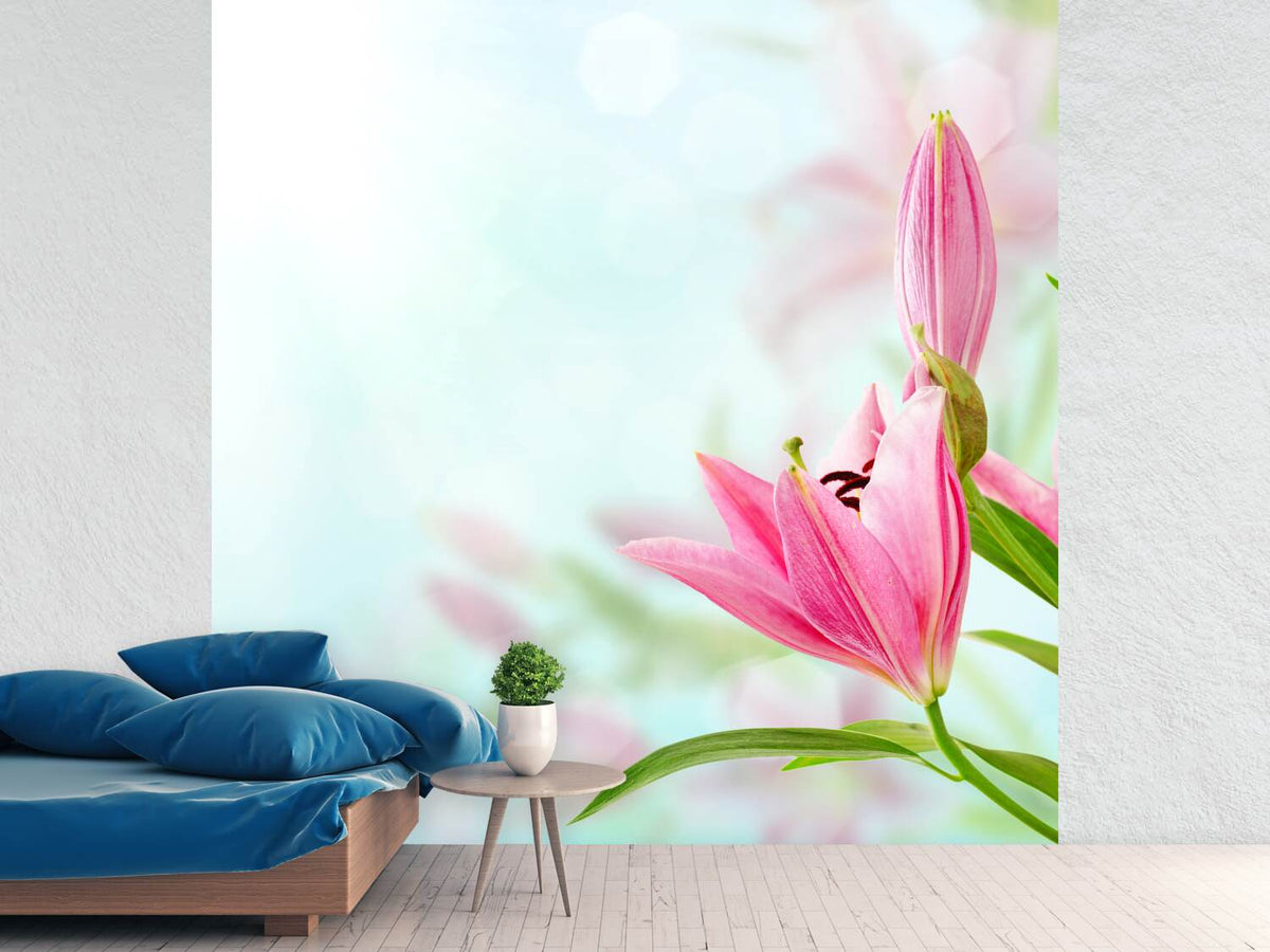 photo-wallpaper-romantic-lilies