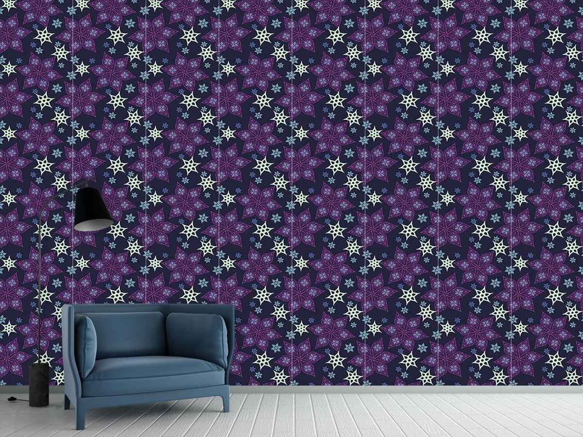 patterned-wallpaper-russian-starflowers