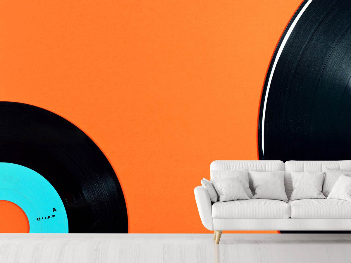 photo-wallpaper-retro-vinyl-record-motif