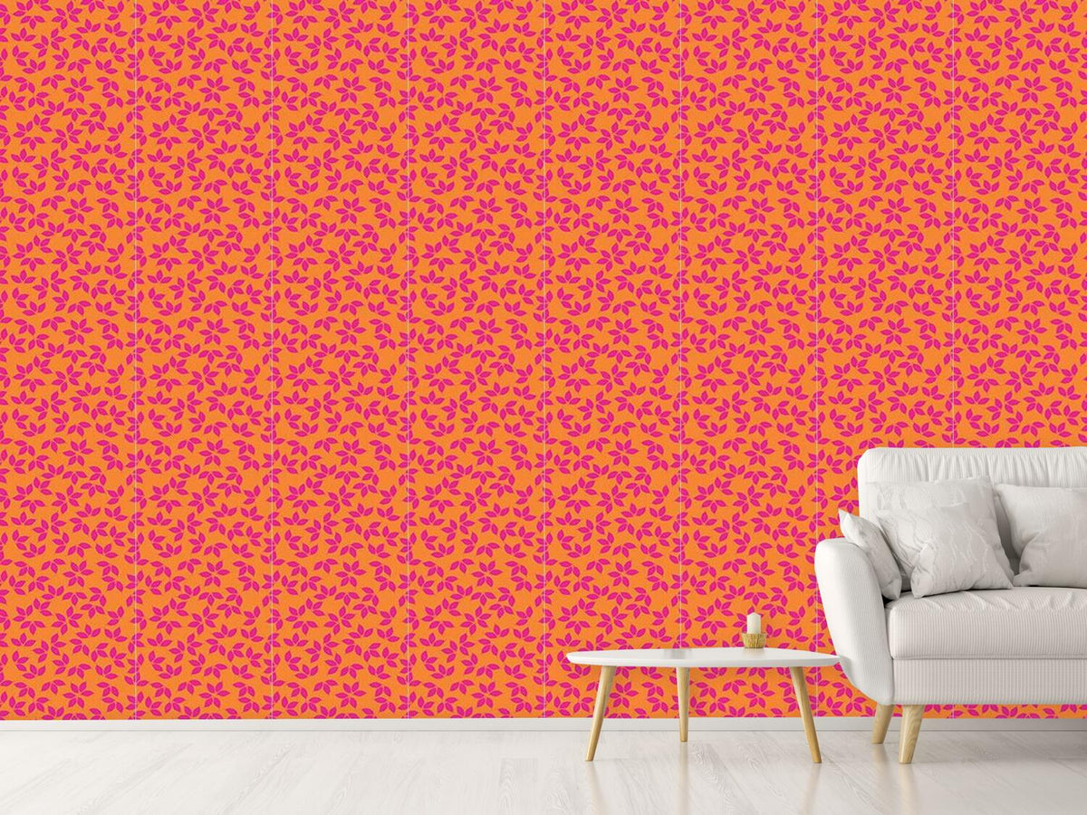 patterned-wallpaper-leaf-silhouettes