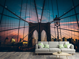 photo-wallpaper-brooklyn-bridge-in-the-evening-light