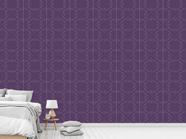 patterned-wallpaper-renaissace-in-purple