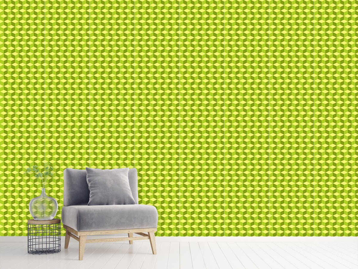 patterned-wallpaper-cube-in-the-spring