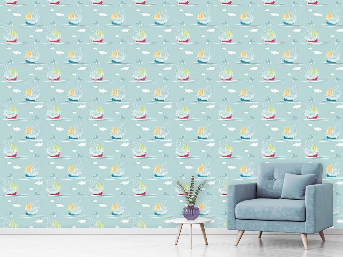 patterned-wallpaper-sailing-ships