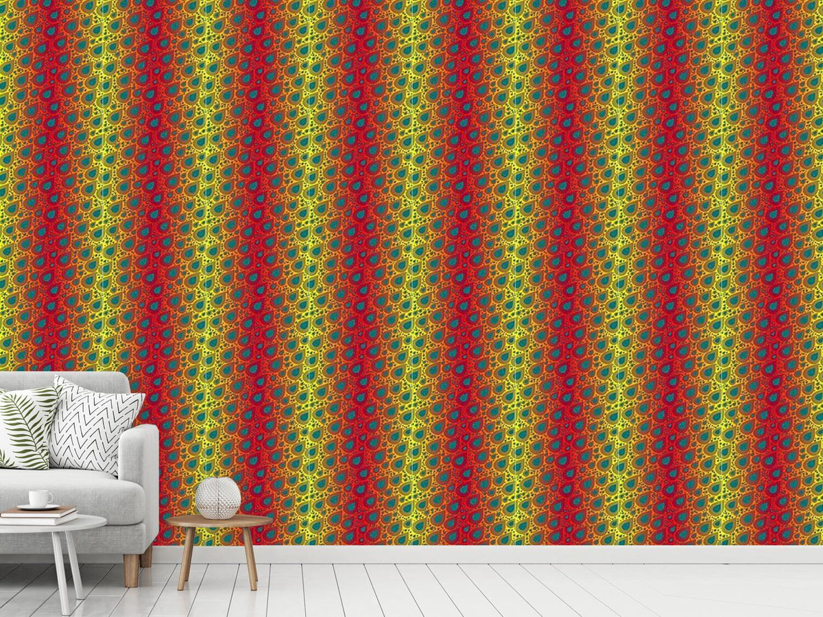 patterned-wallpaper-after-rain-comes-sun