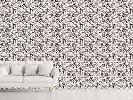 patterned-wallpaper-vintage-coffee