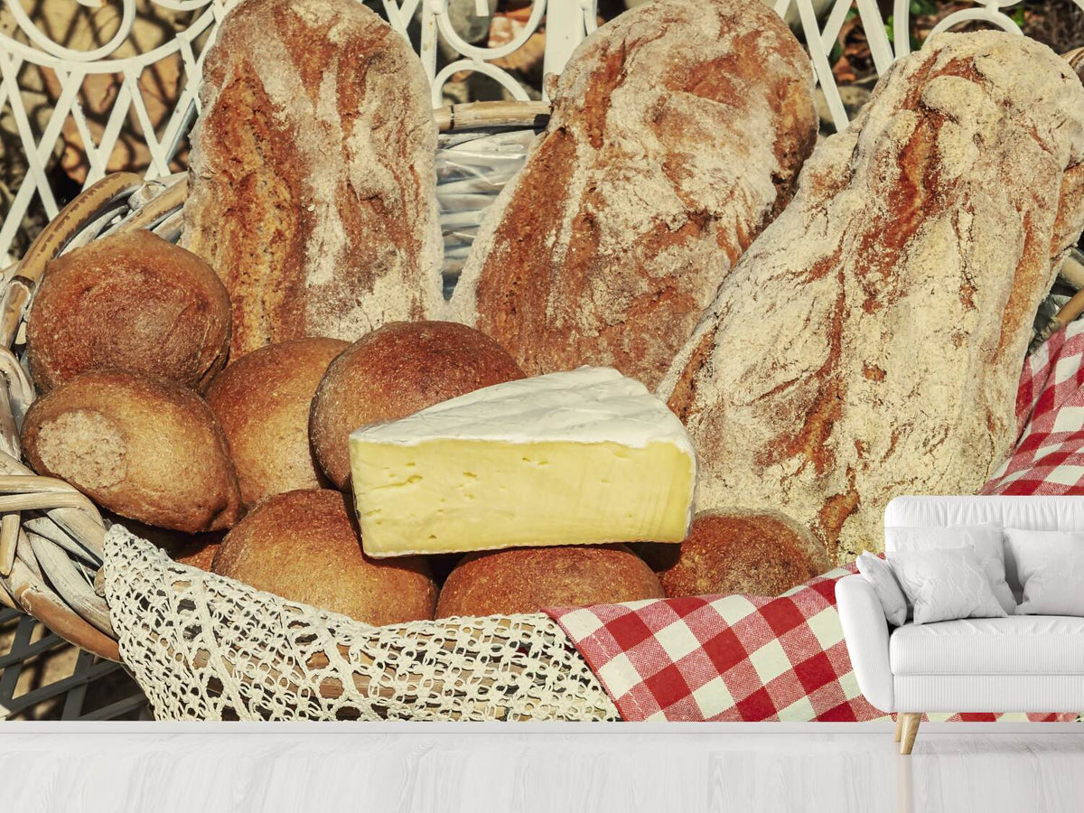 photo-wallpaper-picnic-bread-basket