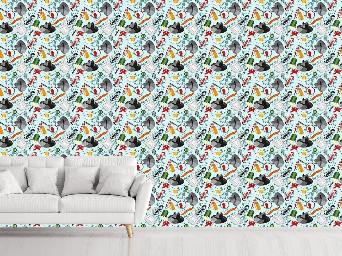 patterned-wallpaper-detective-stories