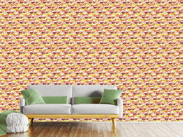 patterned-wallpaper-carnival-masks