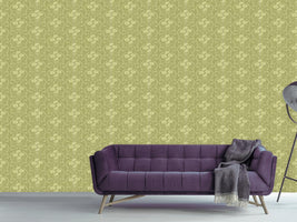 patterned-wallpaper-rose-green