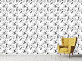 patterned-wallpaper-orchid-and-butterfly