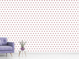 patterned-wallpaper-snowflakes-red