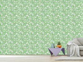 patterned-wallpaper-oriental-tendrillars