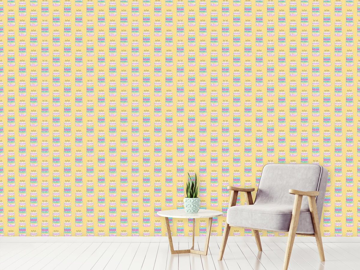 patterned-wallpaper-birthday-cakes