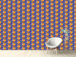 patterned-wallpaper-pompon-blue