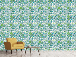 patterned-wallpaper-cool-paradise-flowers