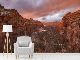 photo-wallpaper-zion-np-overlook-sunset-x