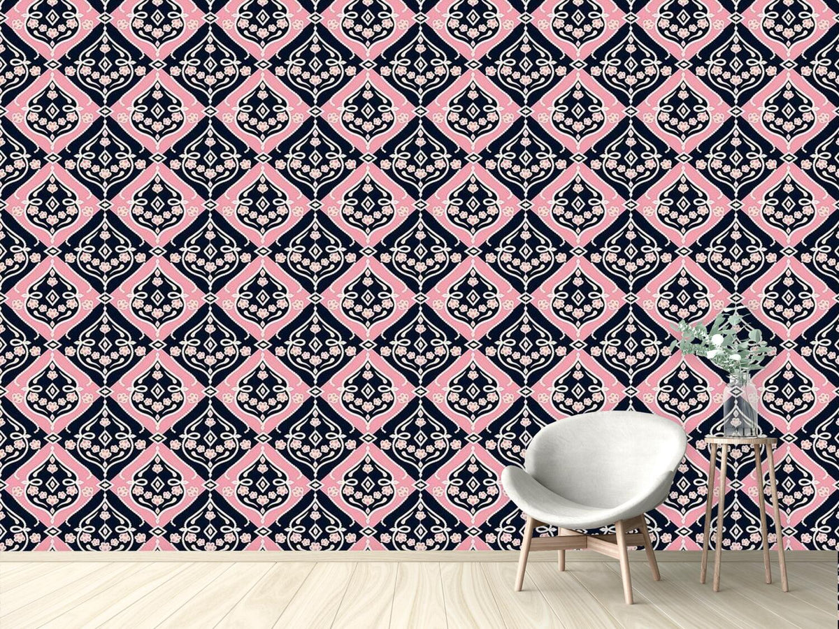 patterned-wallpaper-folkloria-rose