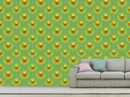 patterned-wallpaper-bunte-jagd