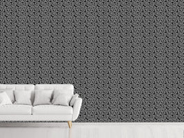 patterned-wallpaper-starfish-monochrome