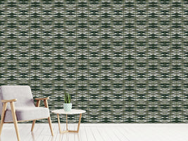 patterned-wallpaper-chequered-garden-green