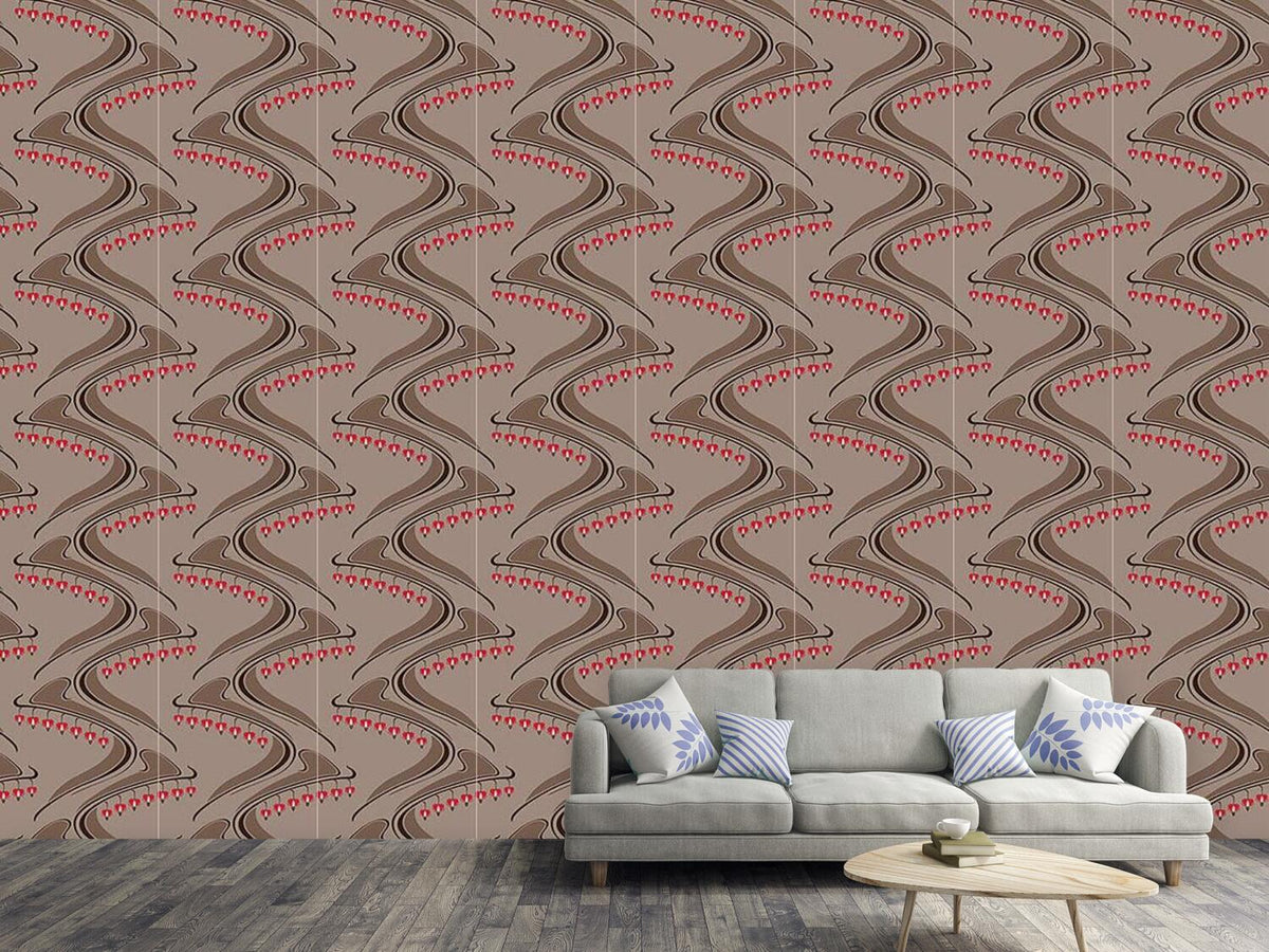 patterned-wallpaper-heart-shaped-brown