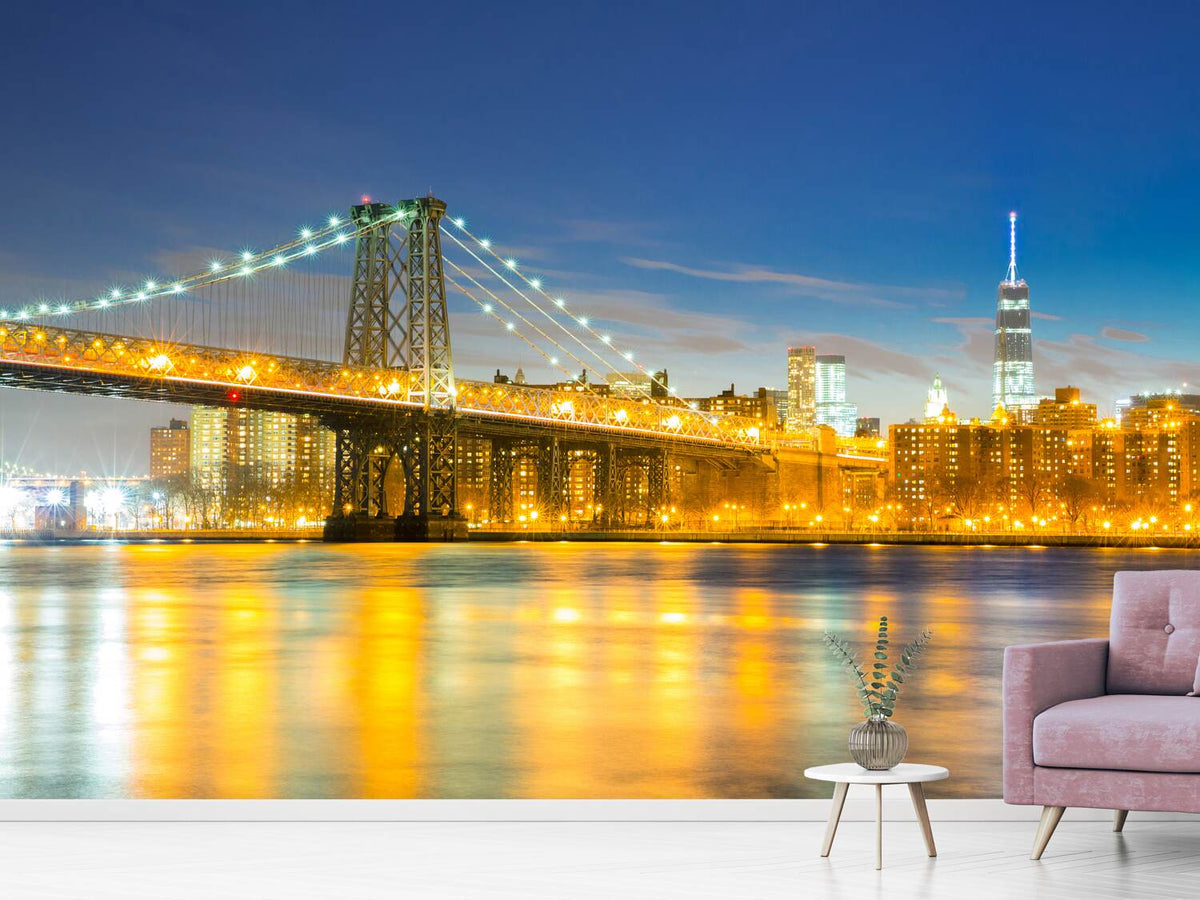 photo-wallpaper-brooklyn-bridge-at-night