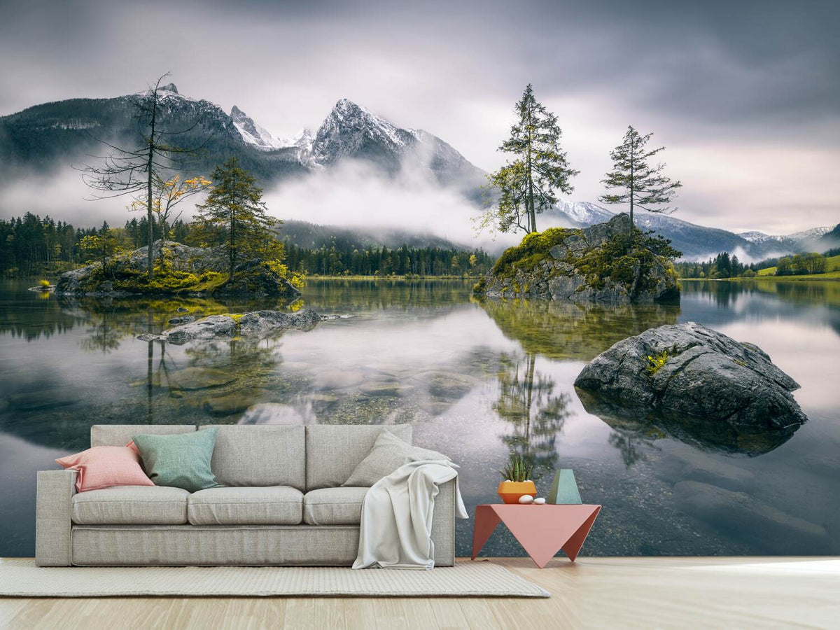 photo-wallpaper-rainy-morning-at-hintersee