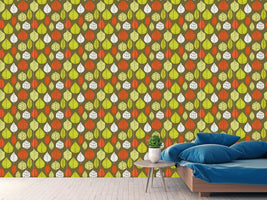 patterned-wallpaper-leaves-in-style