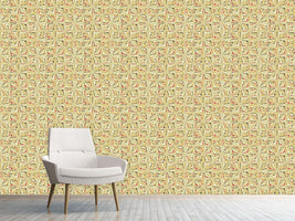 patterned-wallpaper-place-setting