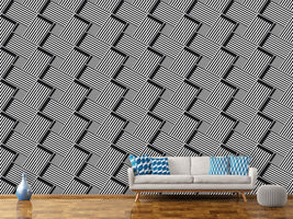 patterned-wallpaper-on-the-parquet